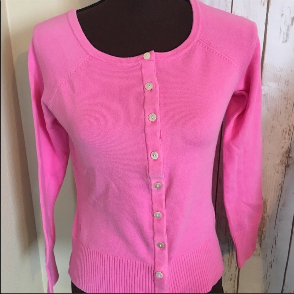 Pink Lilly Pulitzer Cardigan